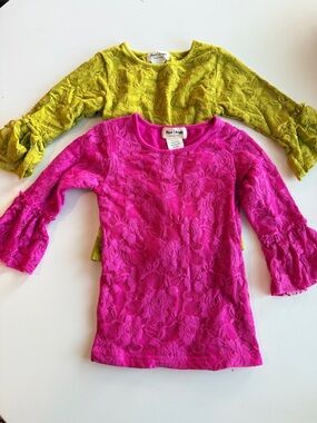 Taylor Joelle Designs - Lace Bell-Sleeve Tops - Size 6